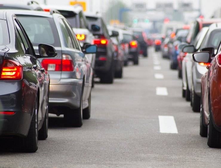 Coda dovuta al traffico estivo